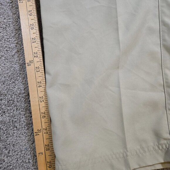 Columbia Pants Mens 34 Khaki Chino‎ Straight Leg Flat Front Outdoor Pockets - Picture 7 of 9